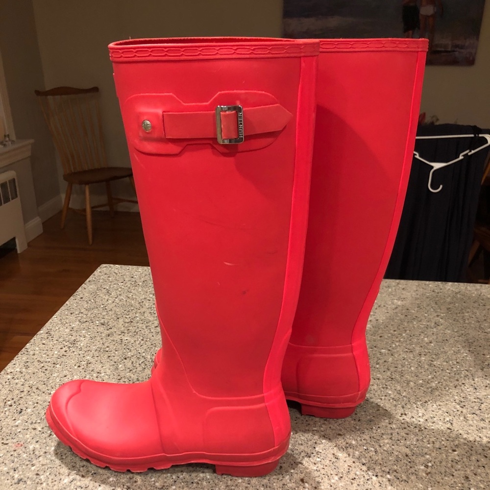 Tall Hunter rain boots